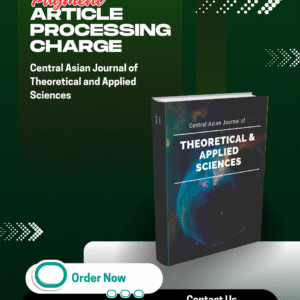 Payment APC Journal  Central Asian Journal of Theoretical and Applied Sciences