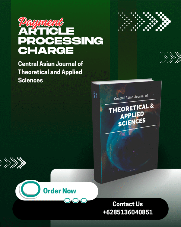 Payment APC Journal  Central Asian Journal of Theoretical and Applied Sciences